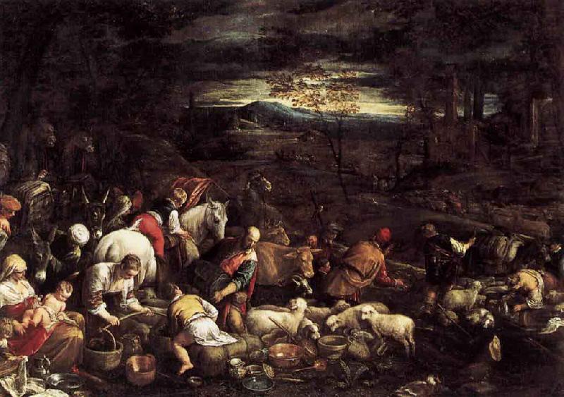Jacopo Bassano Return of Jacob with His Family china oil painting image